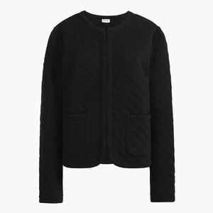 Women’s J. Crew Black Quilted Jacket Size M